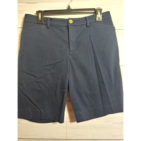 Womens Ralph Lauren Navy Bermuda Shorts size 6 - Picture 1 of 3